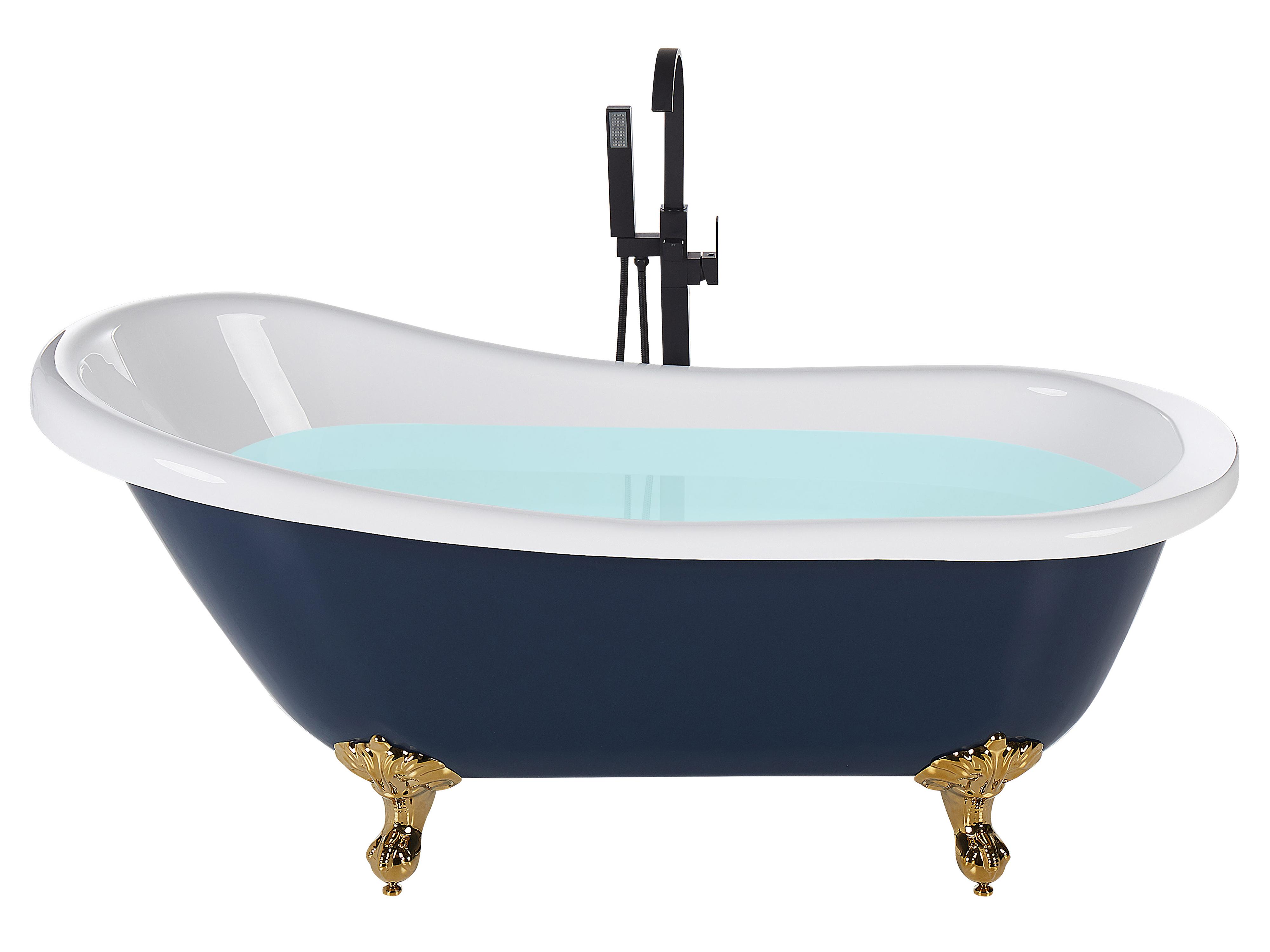 Freestanding Bathtub CAYMAN 1530 x 770 mm Blue