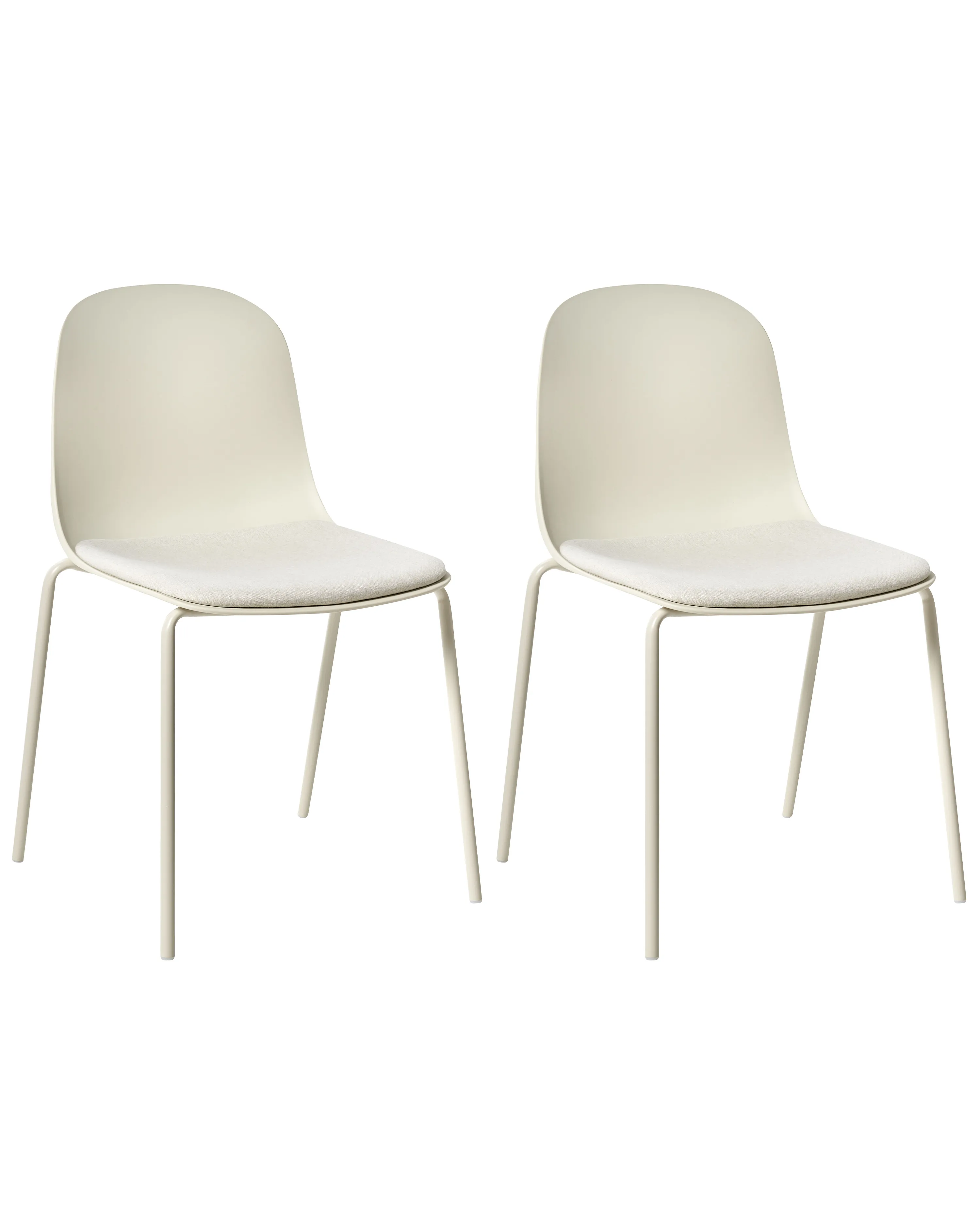 Set of 2 Conference Chairs DORR Light Beige