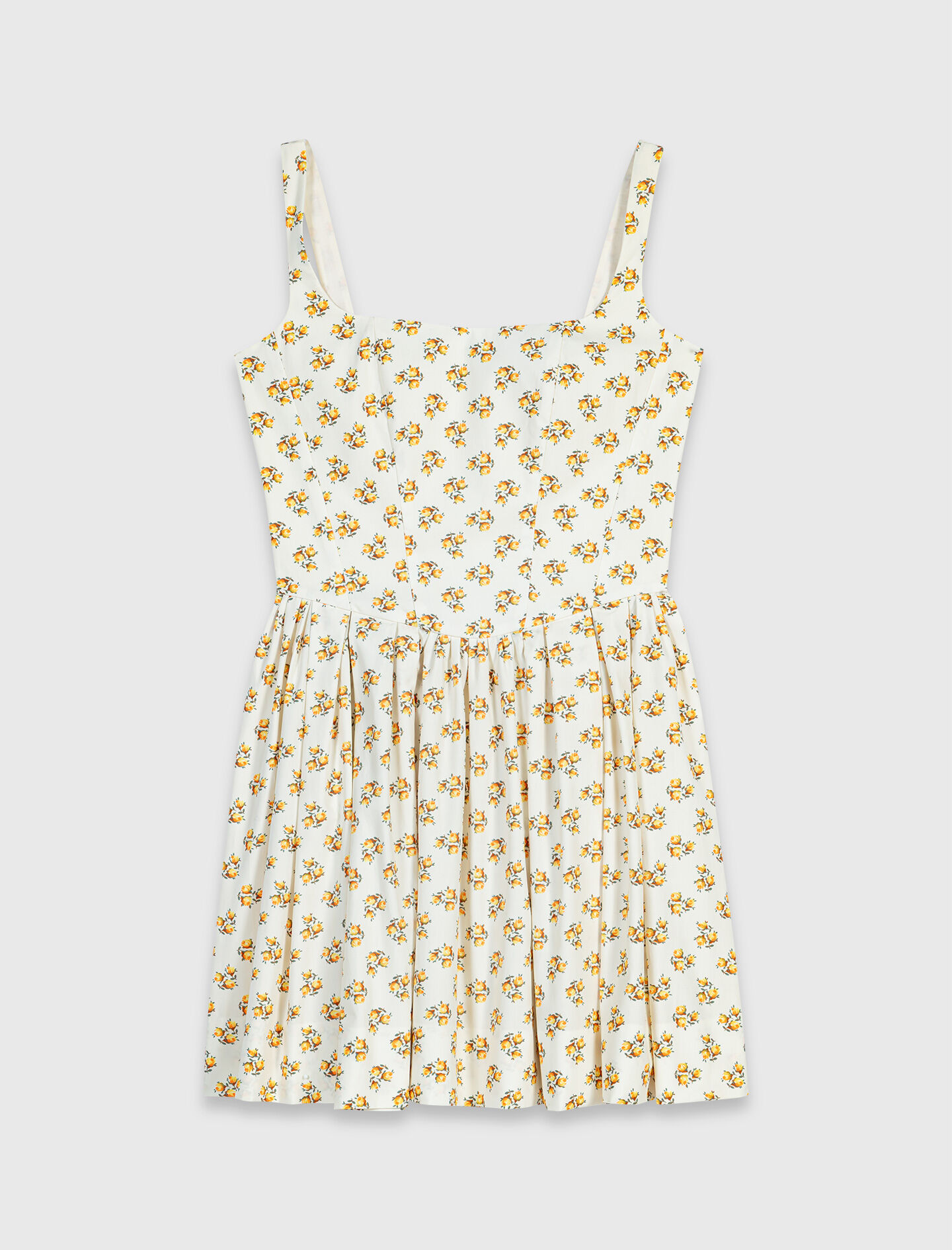 Robe courte évasée imprimée