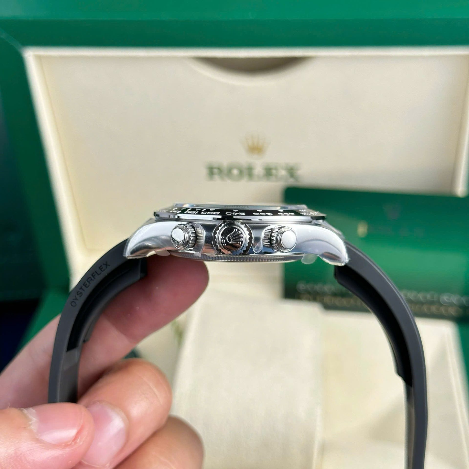 Rolex Daytona 126519LN 904L Steel Grey Dial 40mm Oysterflex Super Clone