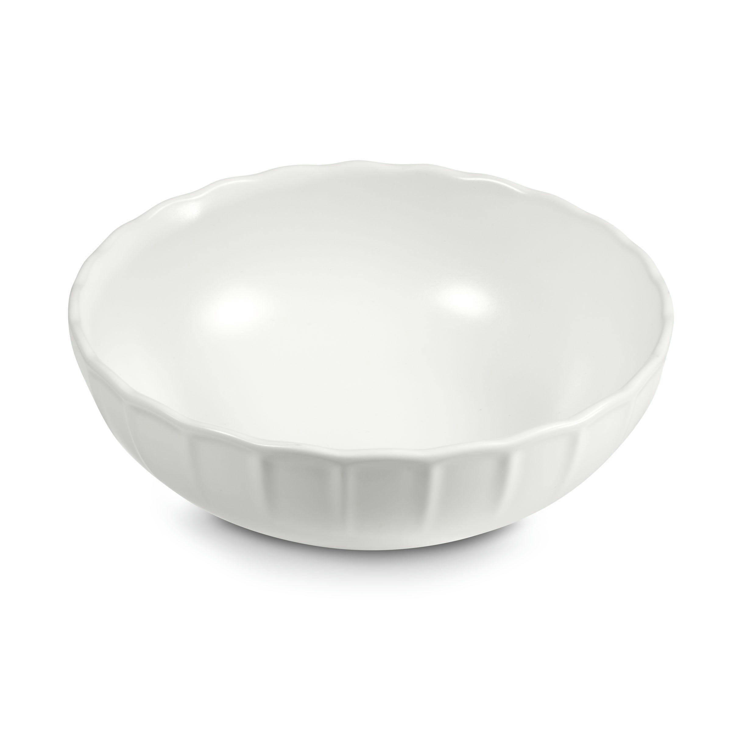 COLETTE - Service vaisselle en Grès Blanc