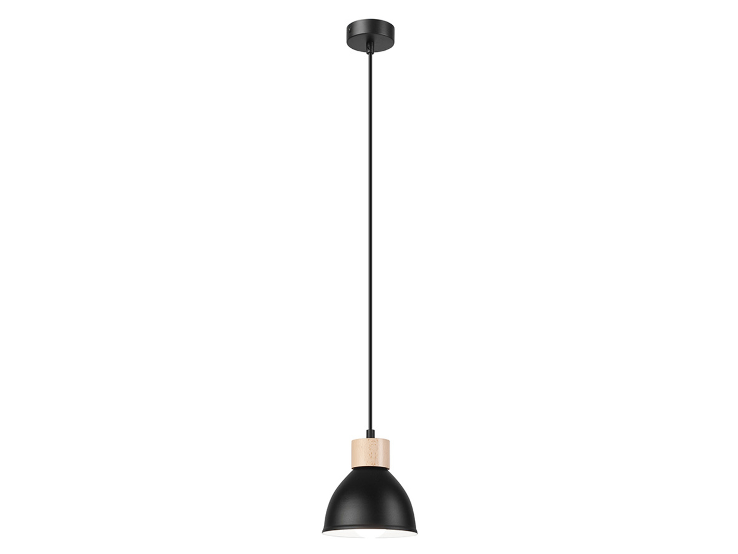 Lampa wisząca Nico stalowa czarna