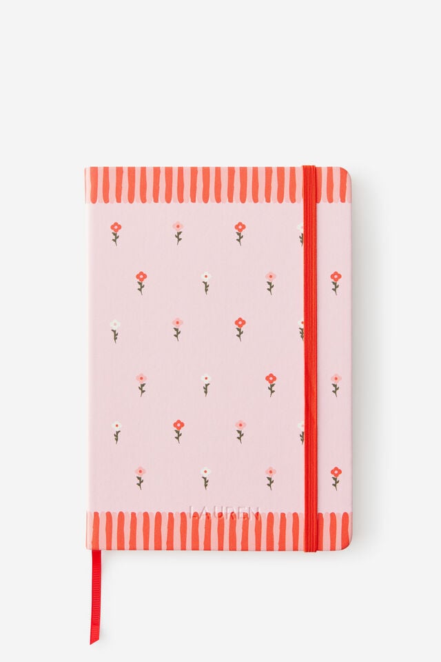 Personalised A5 Hard Lined Notetaker Notebook