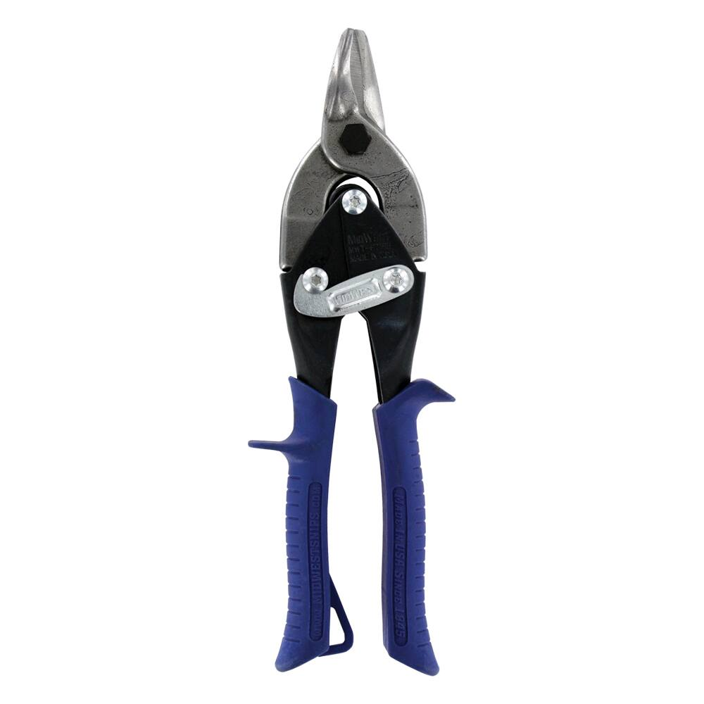 MIDWEST MWT-6716B Bulldog Aviation Snips, Glidetech® Forged Blades, Kush'n-Power® Comfort Grip Handles