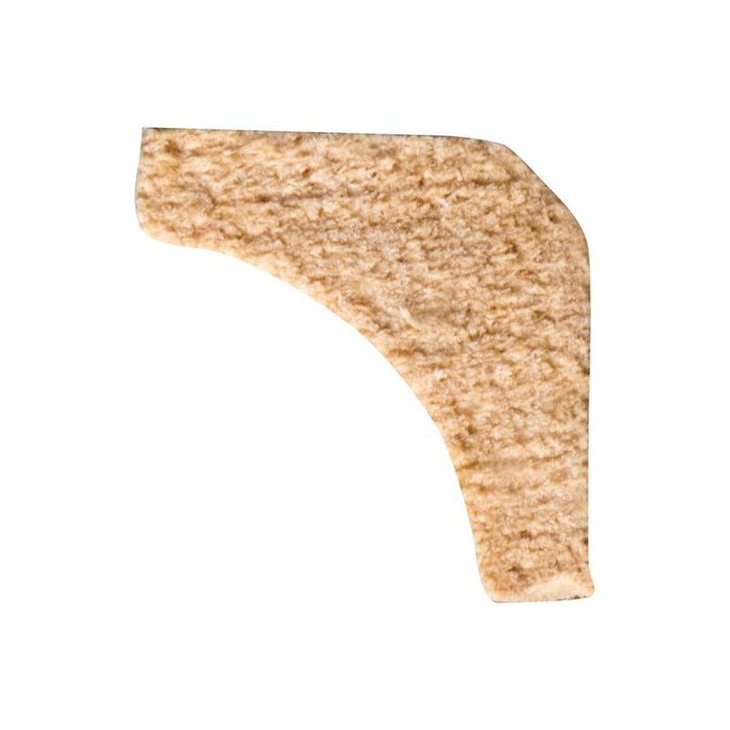 Moulure corniche en meranti clair 270 x 1,3 x 1,3 cm