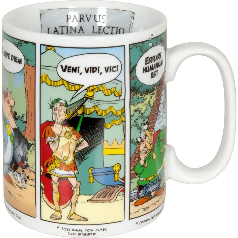 Tasse Asterix Latein