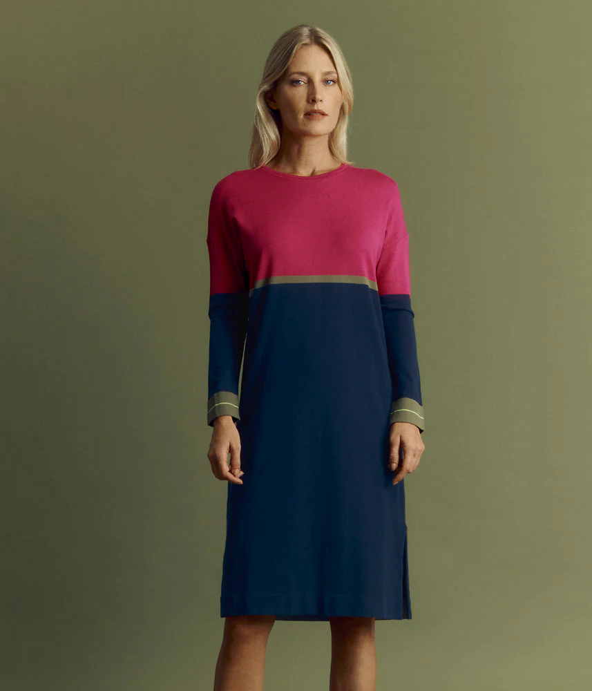 Robe maille en viscose stretch OPANTA/85163/886