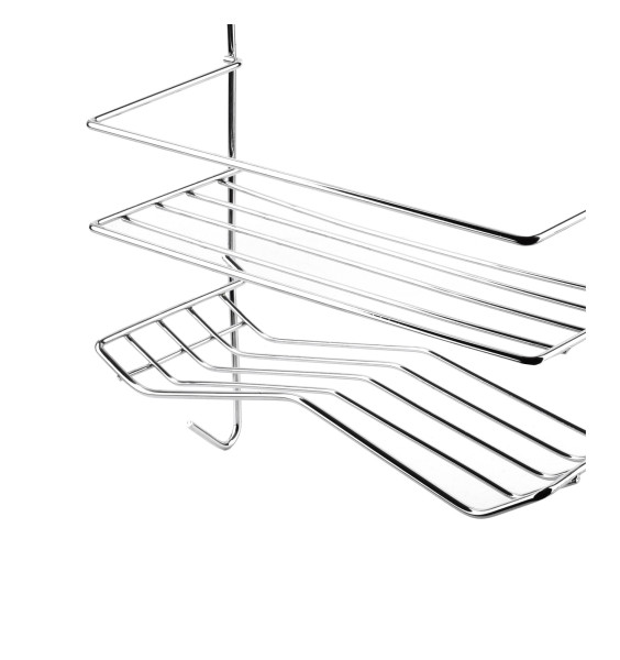 CARL SILVER Półka łazienkowa 2 półki 25x9x45,5cm