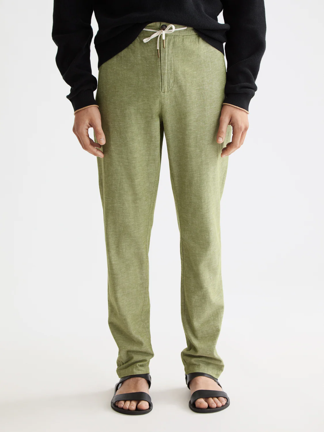Seasonal Core - Warren Straight-Fit Cotton Linen Jogger