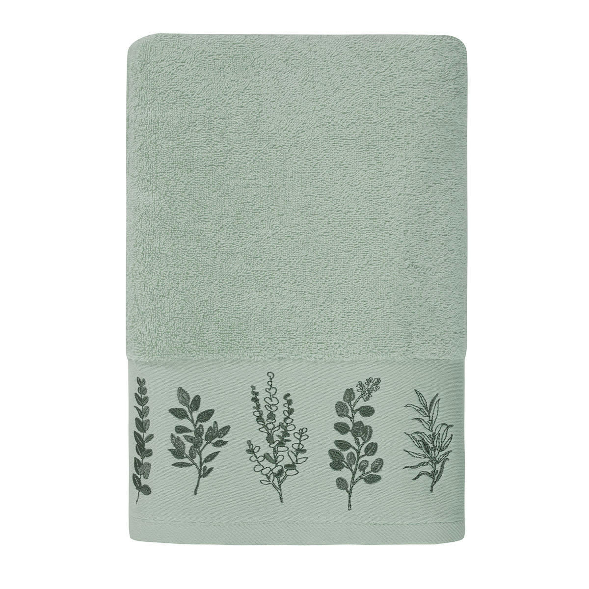 - Drap de bain en coton Menthe 70x140 cm