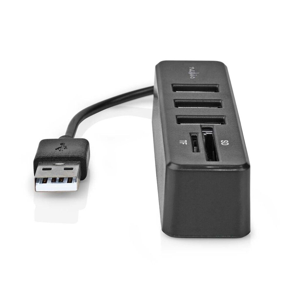 USB-HUB NEDIS 3 USB 2.0 SD & MICROSD