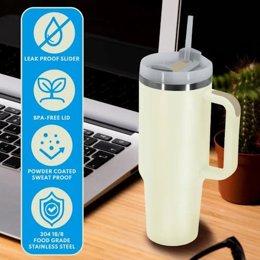 NNEOBA Stainless Steel Insulated Water Bottle Tumbler