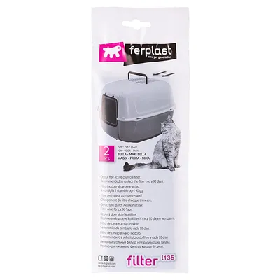 Ferplast Activated Charcoal Filter for Cat Litter Trays