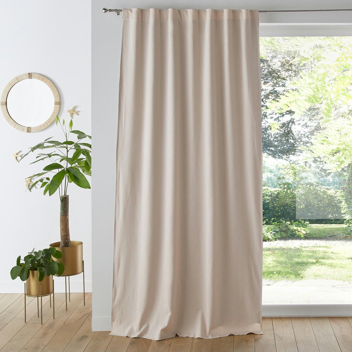 Rideau occultant lin/viscose Odorie