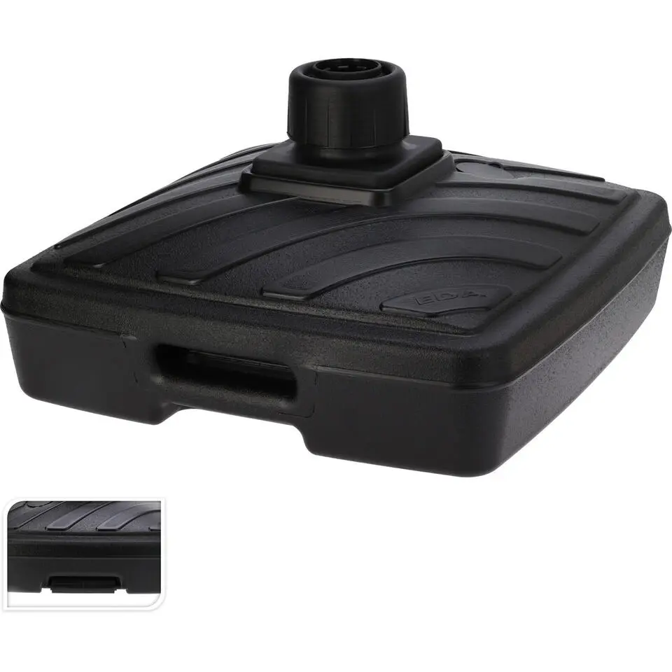 Parasolvoet - vierkant - antraciet grijs - D55 cm - 40 liter