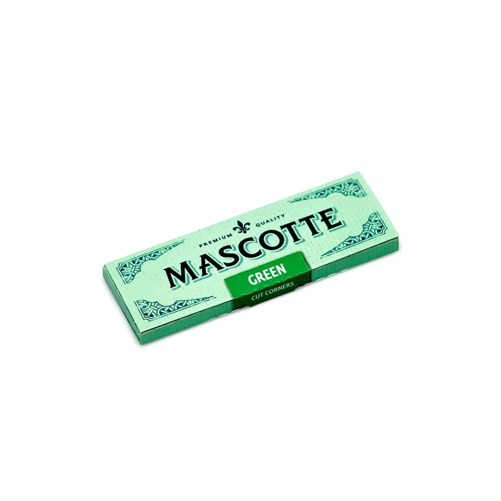 Mascotte Green Cut Corners Rolling Papers