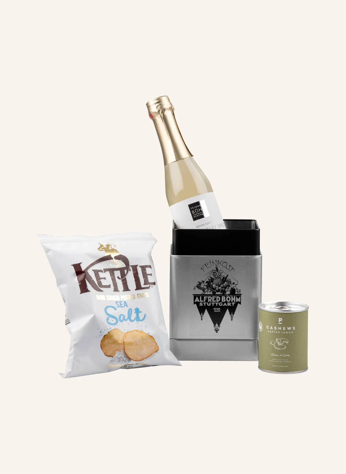 Feinkost Böhm Geschenkdose SALZIG