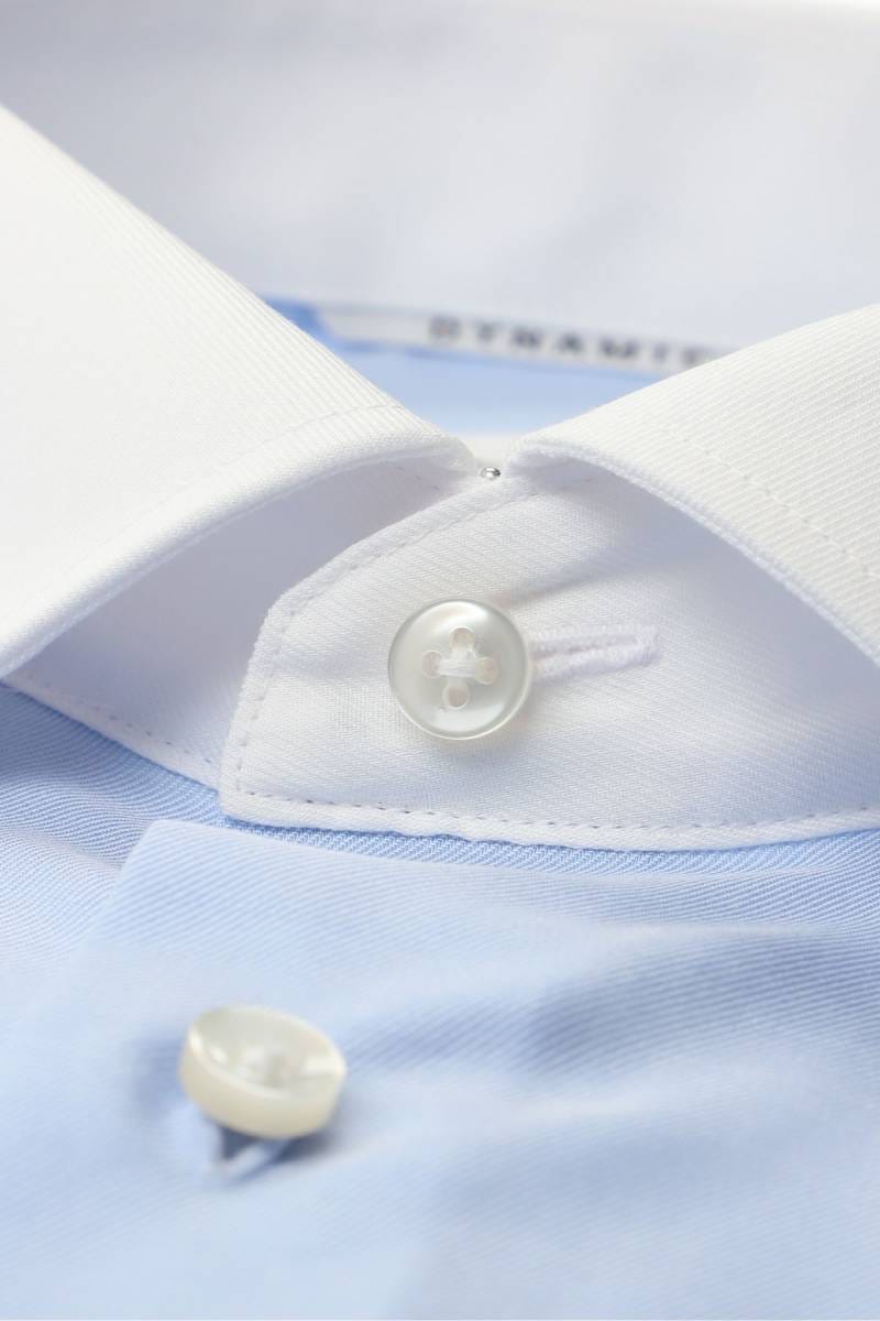 ETERNA Slim Fit Hemd hellblau, Einfarbig