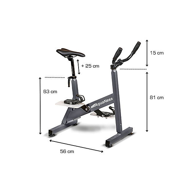 Aquaness - Aquabike K1 - Vélo de piscine