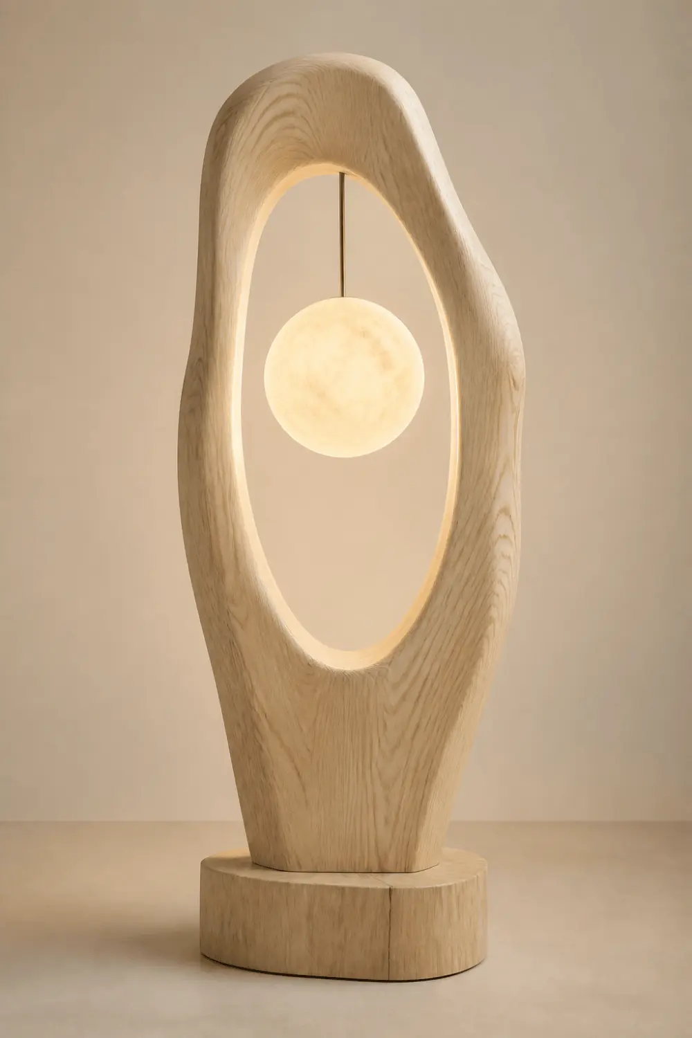Wooden Art Lamp #LF155