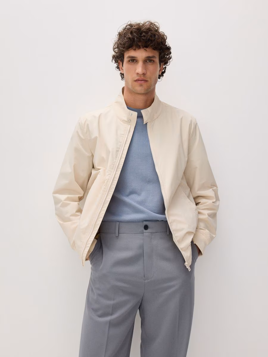 Jacket With Stand Up Collar