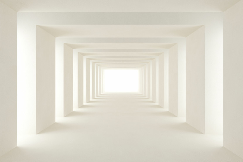 Fototapeta Do Salonu Nowoczesny Tunel Efekt 3D 90x60cm