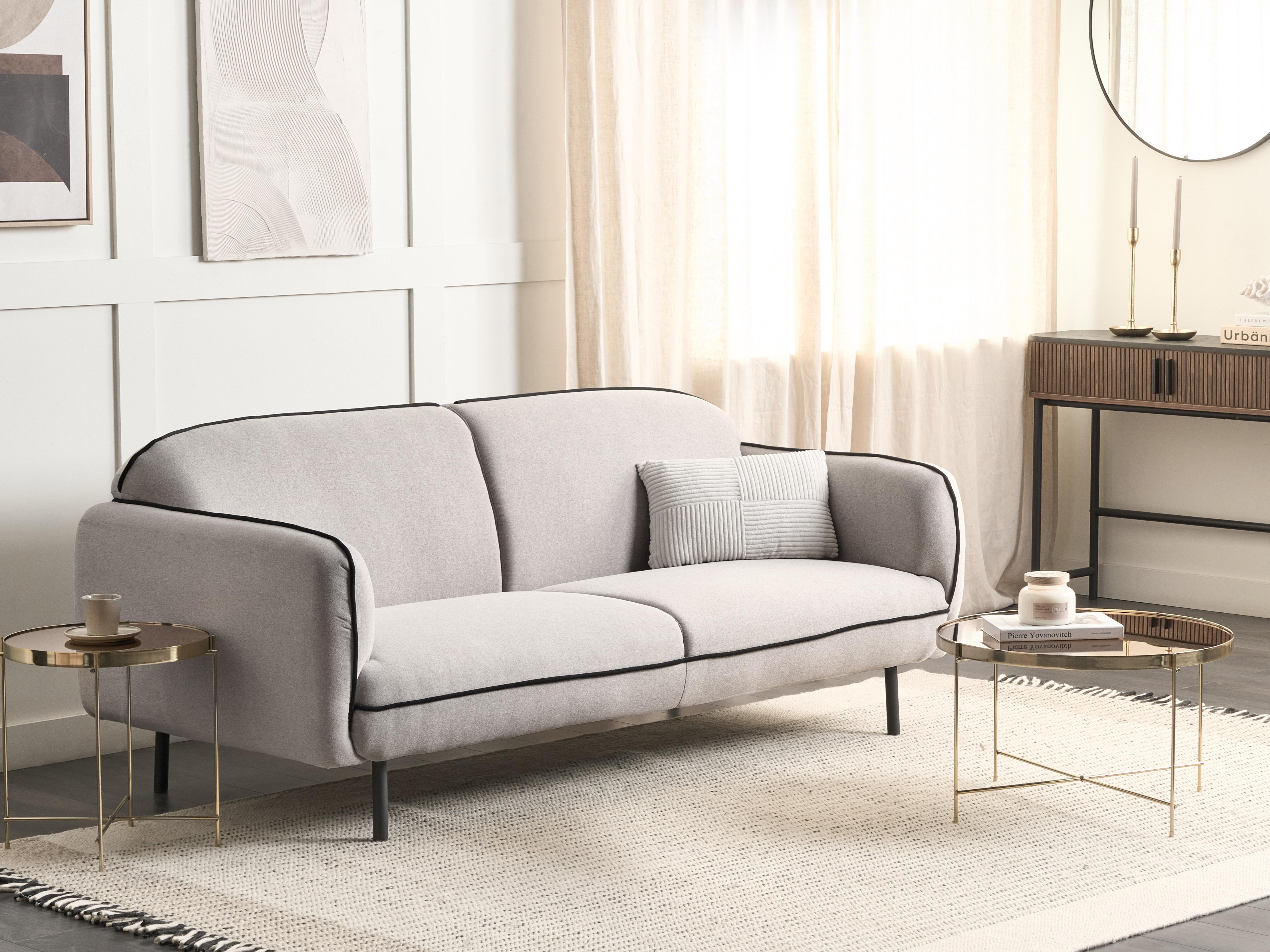 Sofa 3 Seater TONSBERG Fabric Light Grey