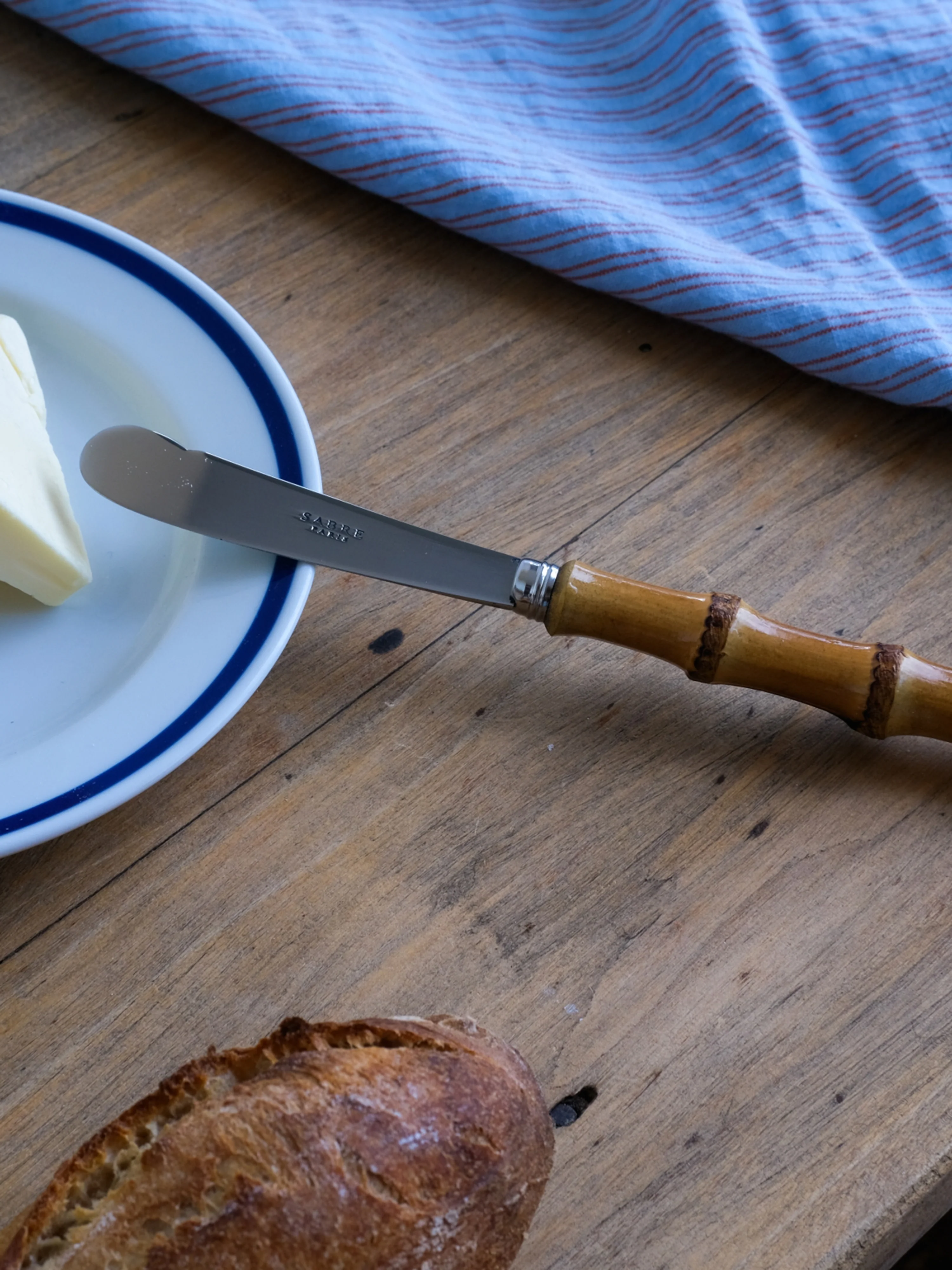 Buttermesser Panda aus Bambusholz