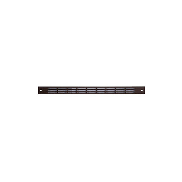 Grille plat interieur simple 475x20mm noir - RENSON - 17372
