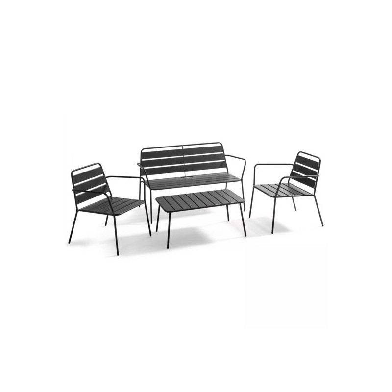 Table de jardin basse Palavas 90 x 50 x 40 cm