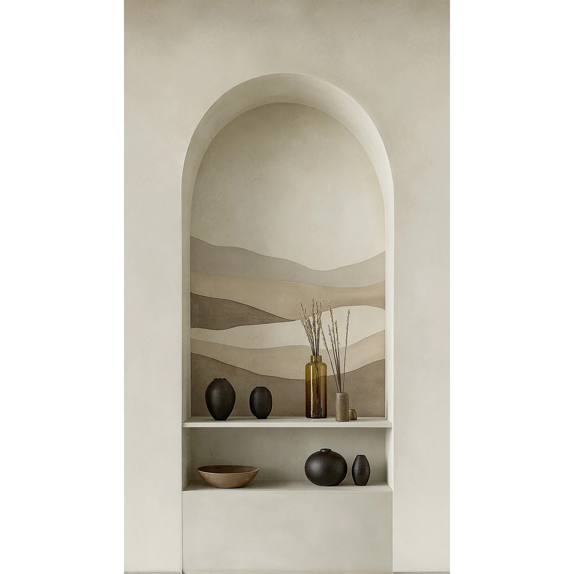 CosmoLiving Papier peint panoramique L CLAY MIRAGE 159 x 280 cm