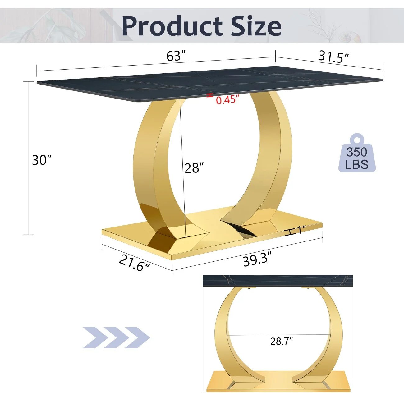 Sintered Stone Dining Table,Rock Slab Desktop,Burnt Stone With Marble Texture Sticker, Stainless Steel Metal Table Legs