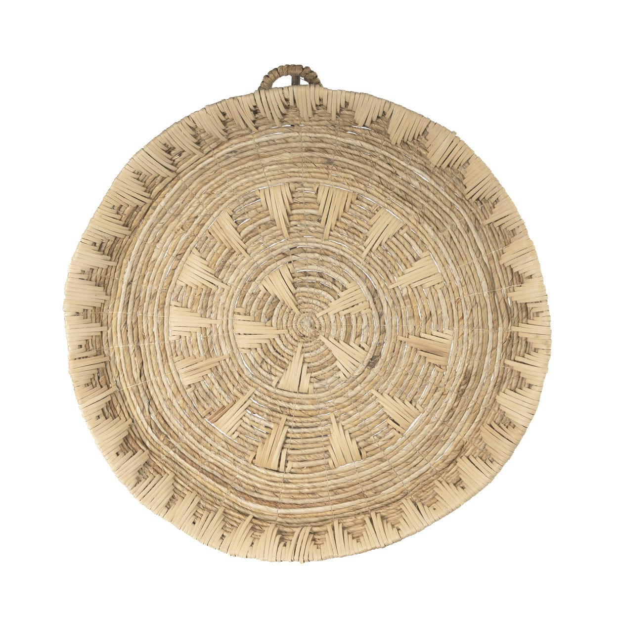 XOLO - Décoration murale en feuille de bananier et rotin naturel