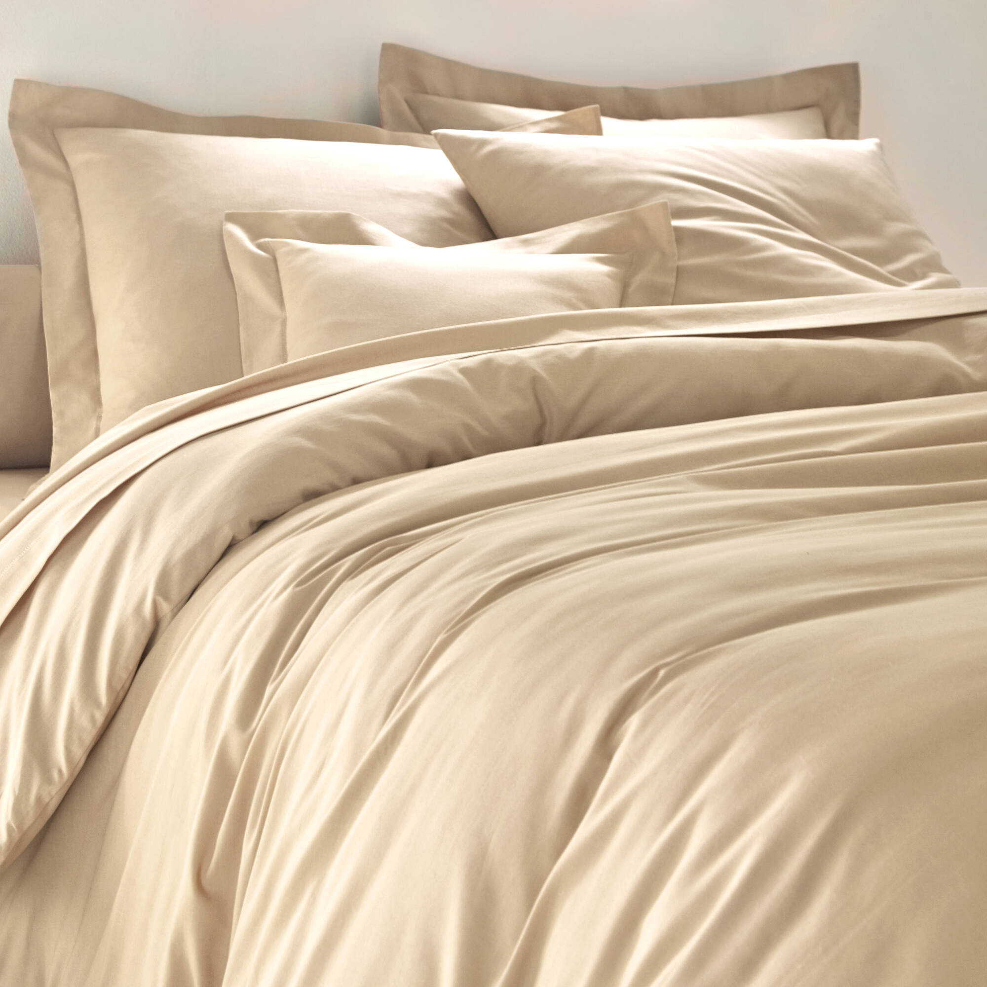Linge de lit uni coton