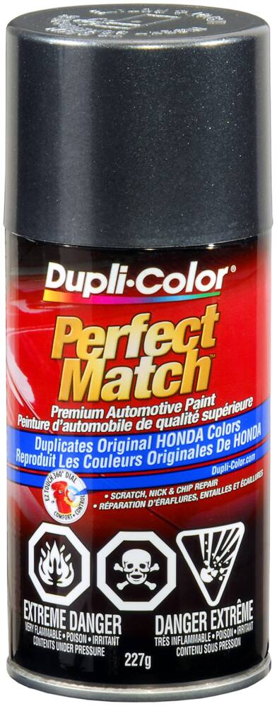 Dupli-Color Perfect Match Premium Acrylic Lacquer Automotive Aerosol Spray Paint, Polished Metal Metallic (NH737M), 227-g