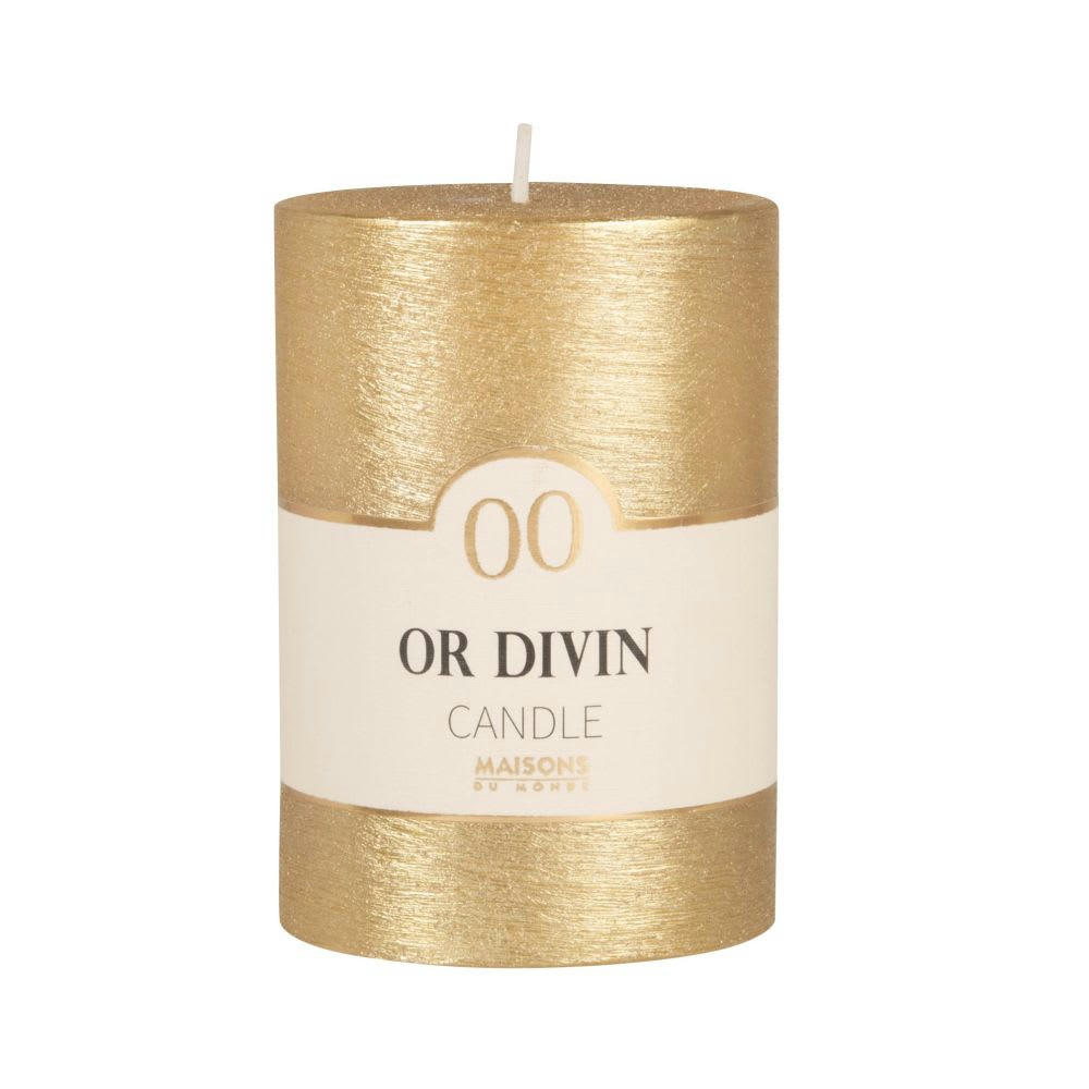 COLORAMA - Bougie dorée H10