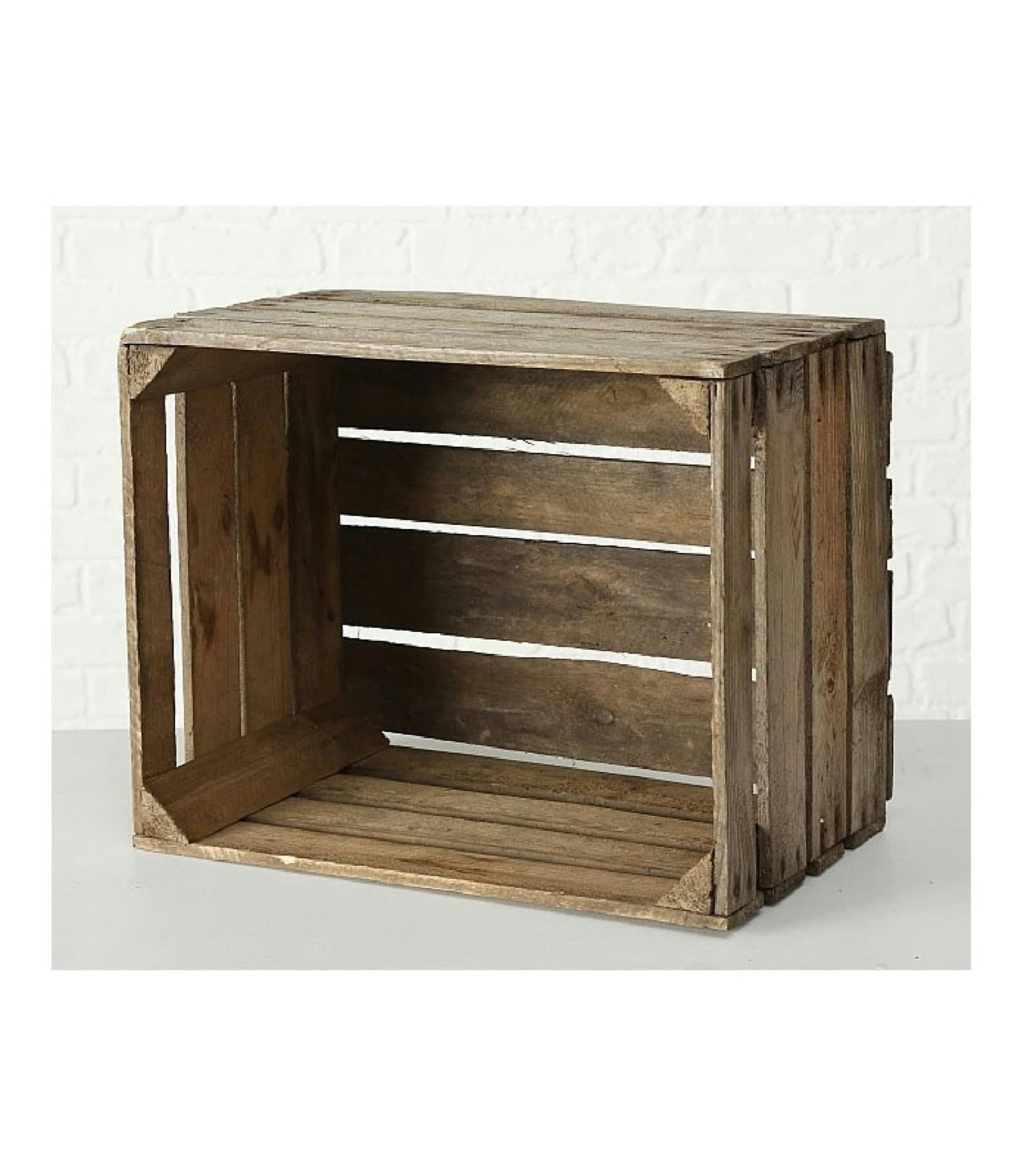 TRADITIONNELLE - Caisse en bois style caisse à fruits