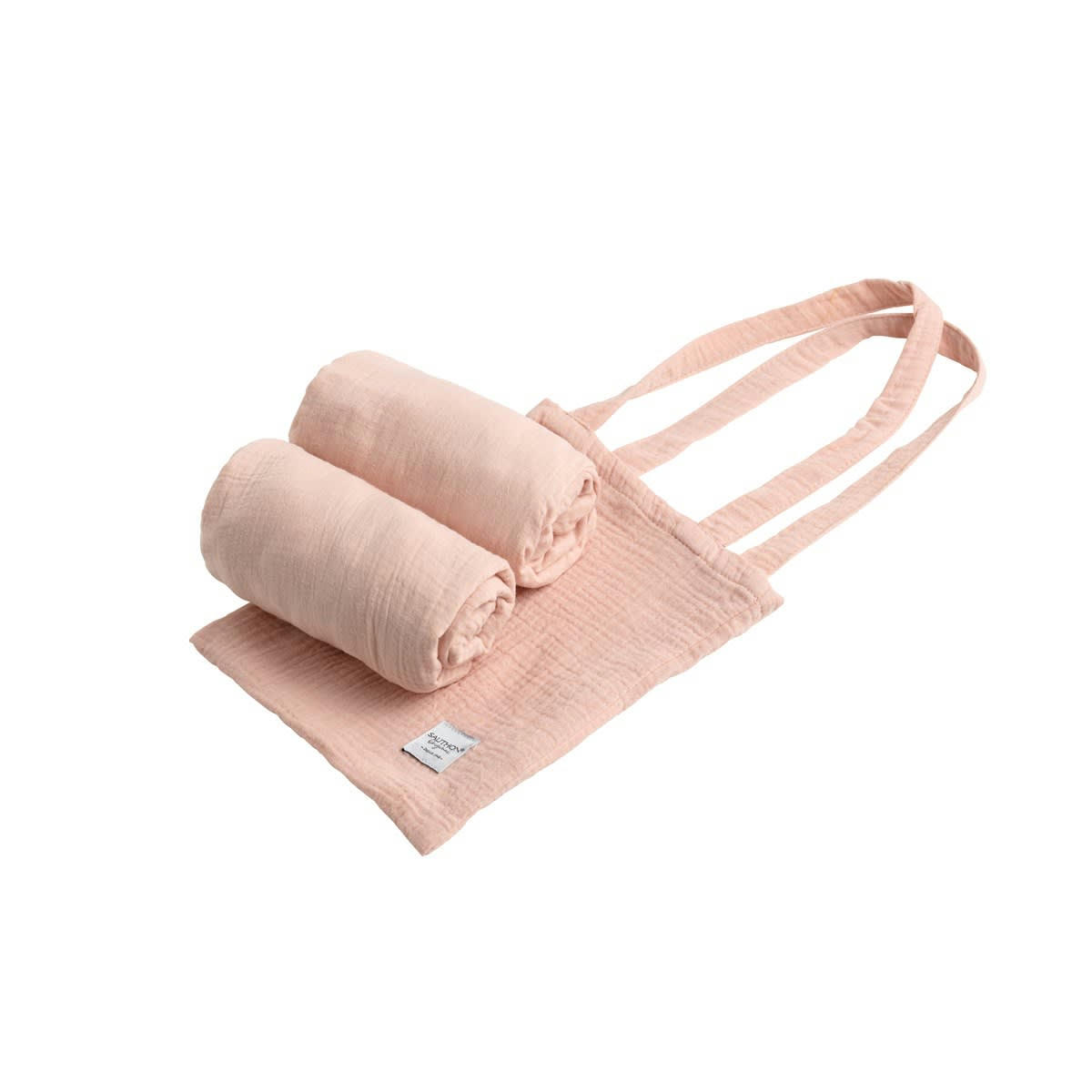 ORIGINAL - Lot de 2 draps housse rectangle en coton