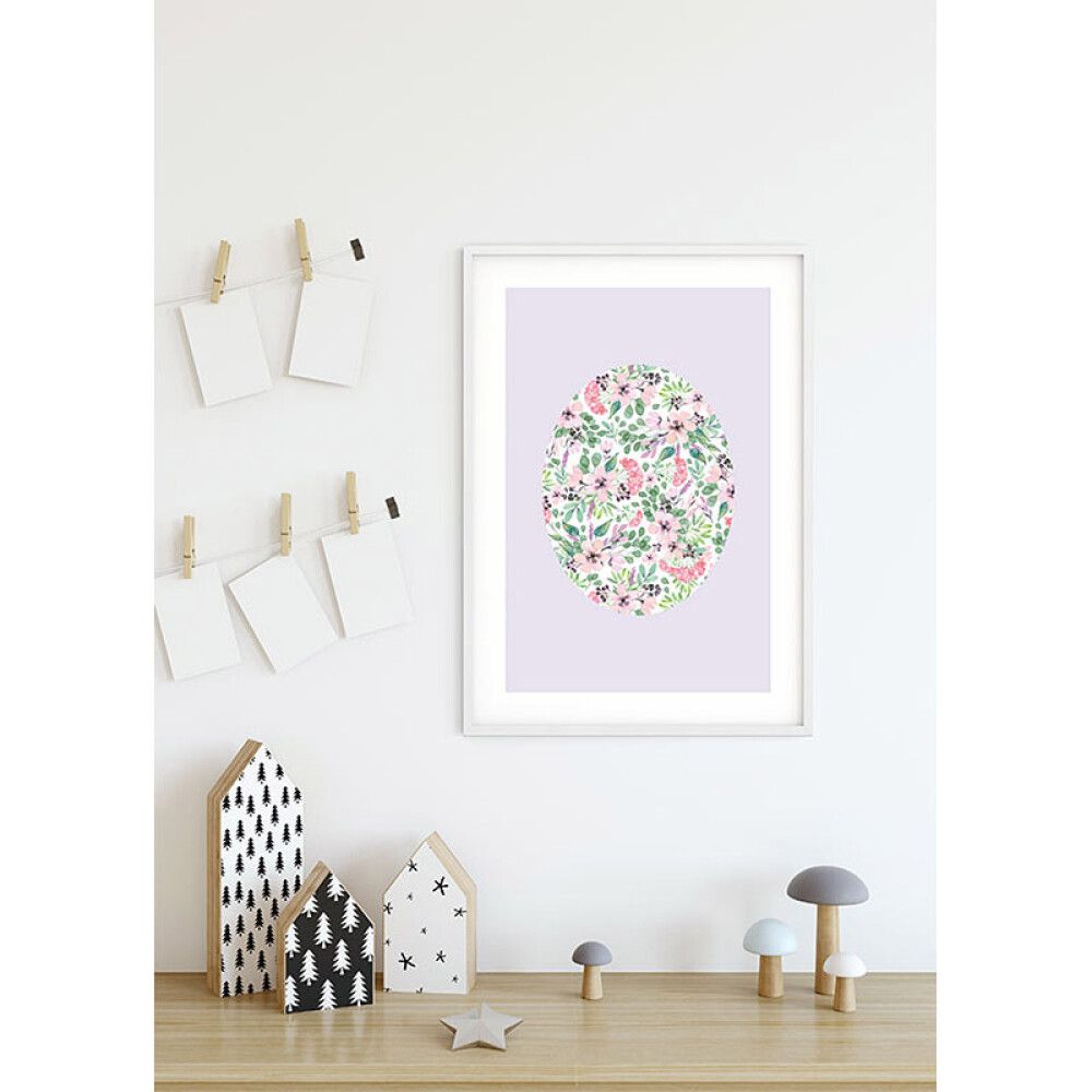 PLAKATER KOMAR SHELLY LAVENDEL 40X50CM