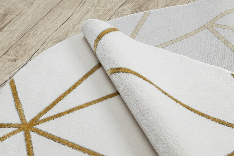 Dywan okrągły geometryczny Sinaq 160 cm