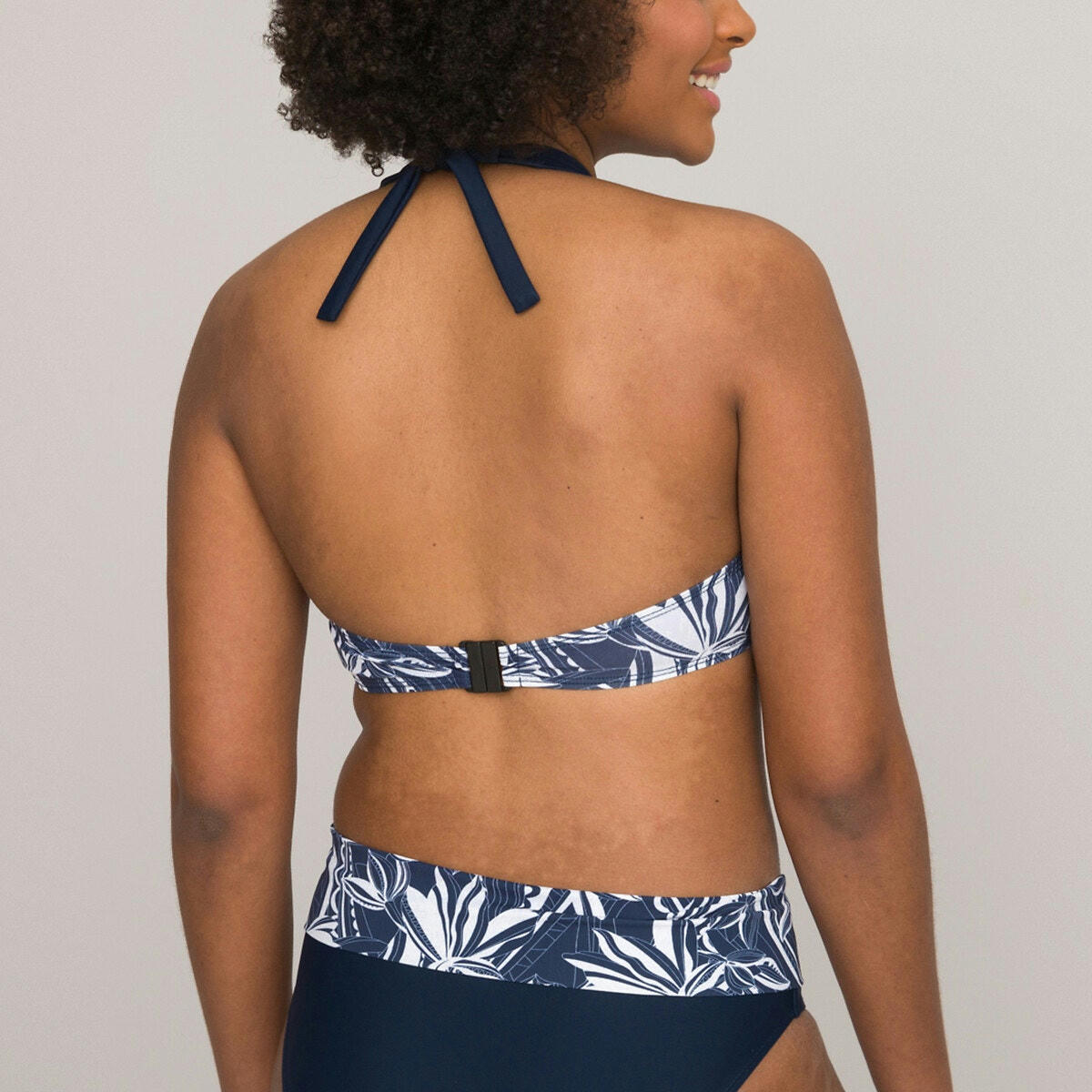 Haut de maillot de bain corbeille imprimé
