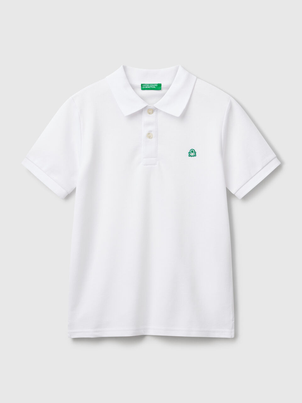 Slim fit polo in pure cotton