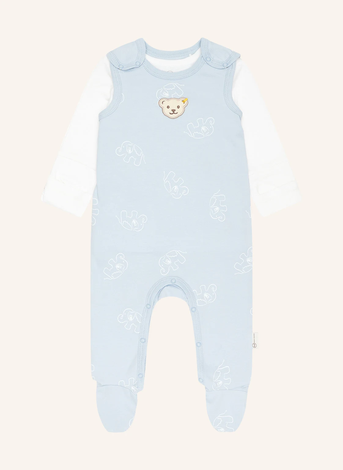 Steiff Set WELLNESS: Strampler und Longsleeve