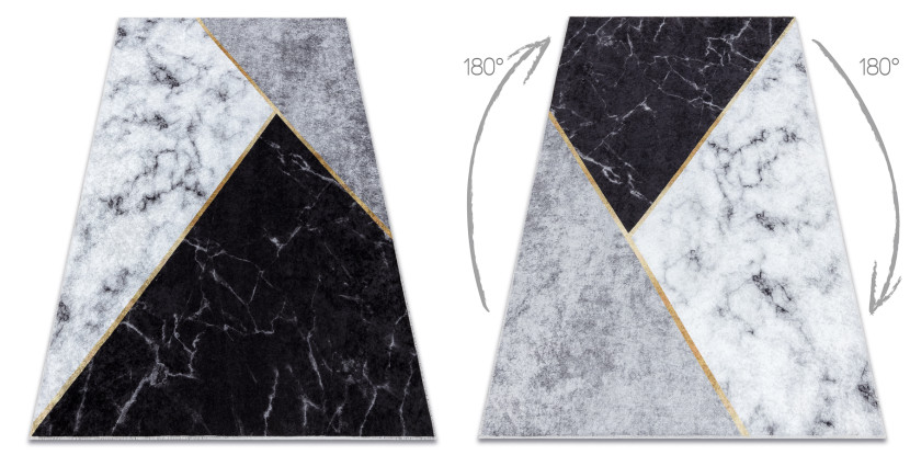 Dywan do prania MIRO 51330.804 Marmur, geometryczny 160x220 cm