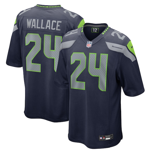 K'Von Wallace Seattle Seahawks Nike  Game Jersey -  College Navy