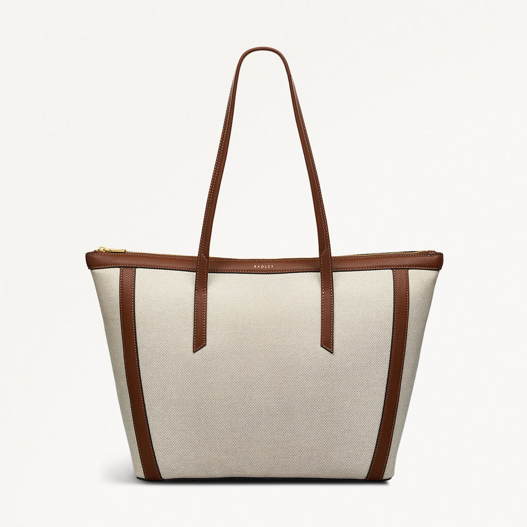 Kendal Terrace - Canvas Large Ziptop Tote Bag - OHE12303