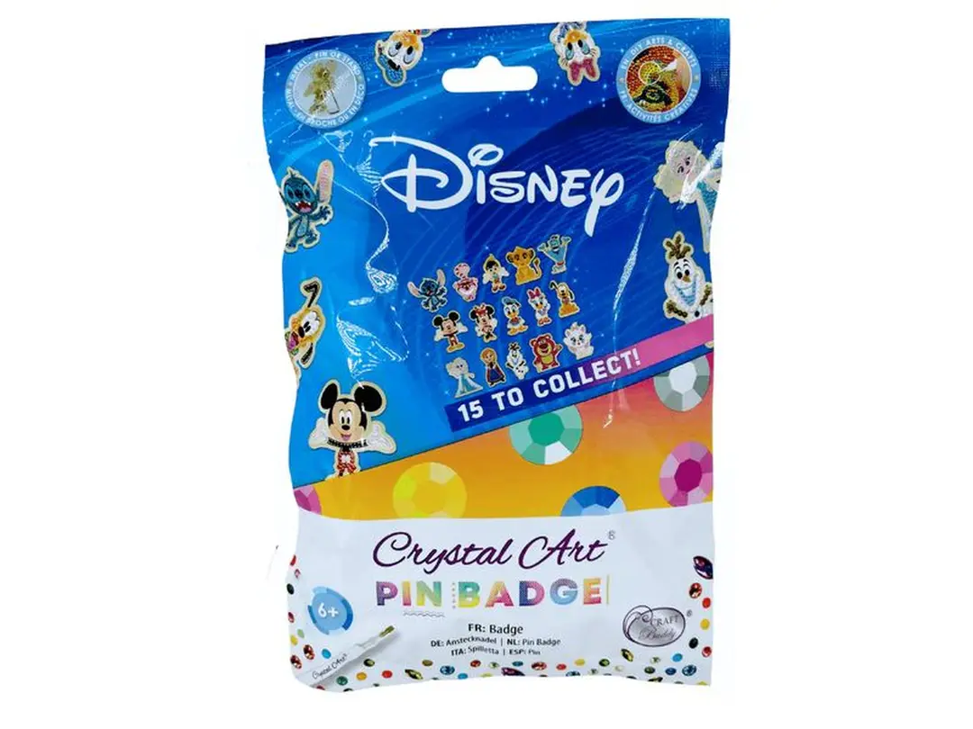 Bastelset Crystal Art Pin Badge Blind Bag