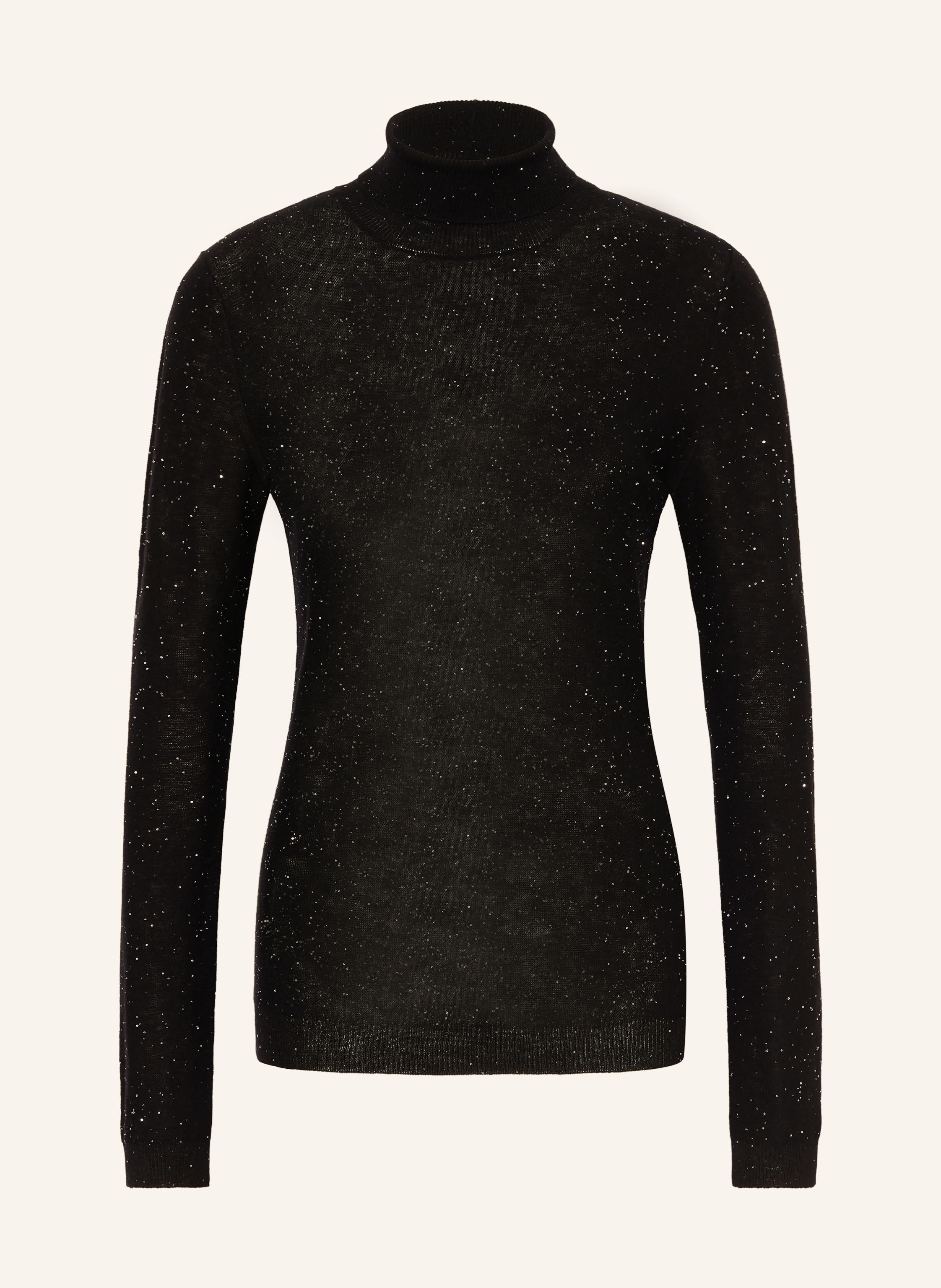 FABIANA FILIPPI Rollkragenpullover mit Pailletten
