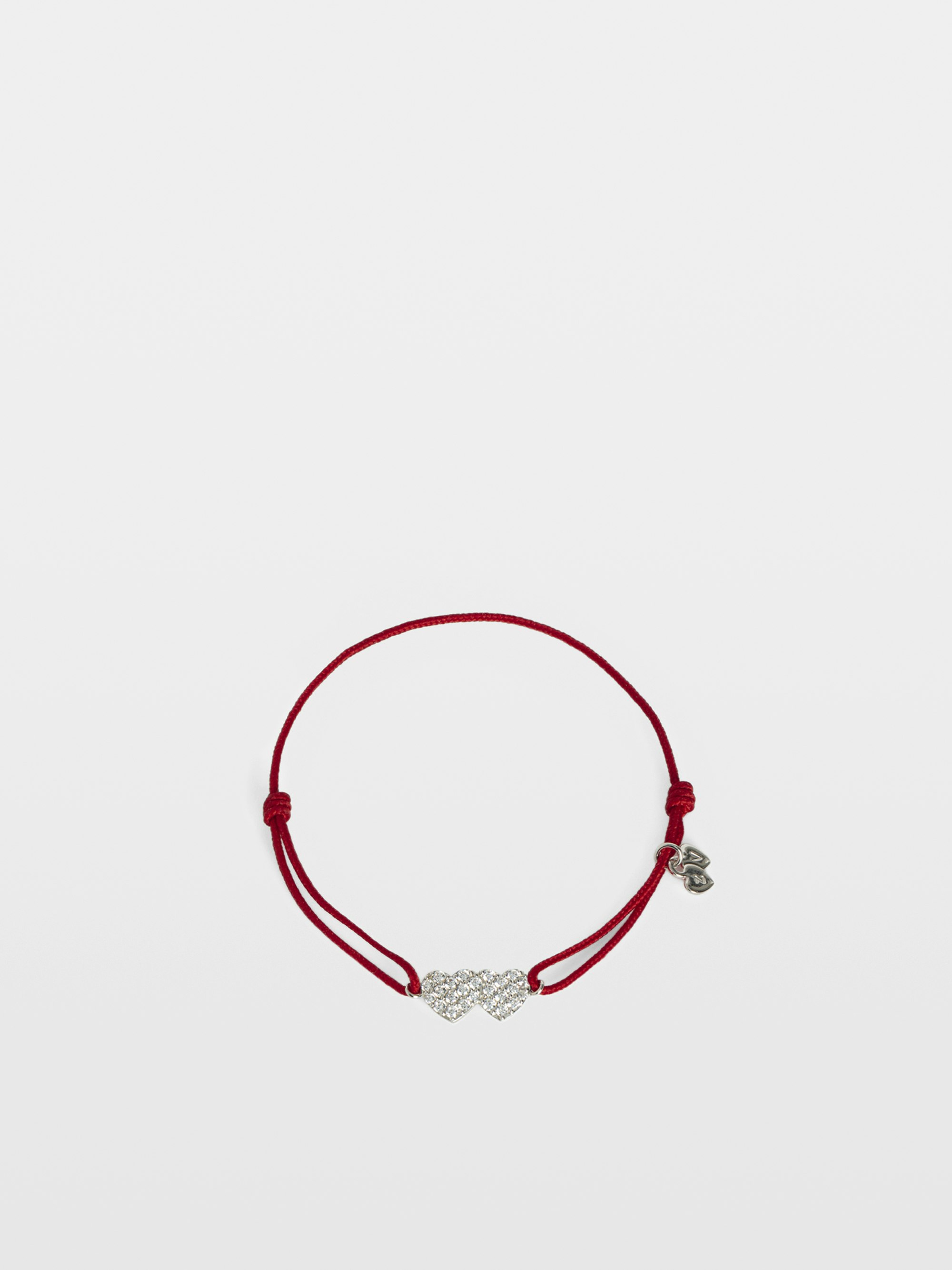 Bracelet Zadig Link Heart Strass