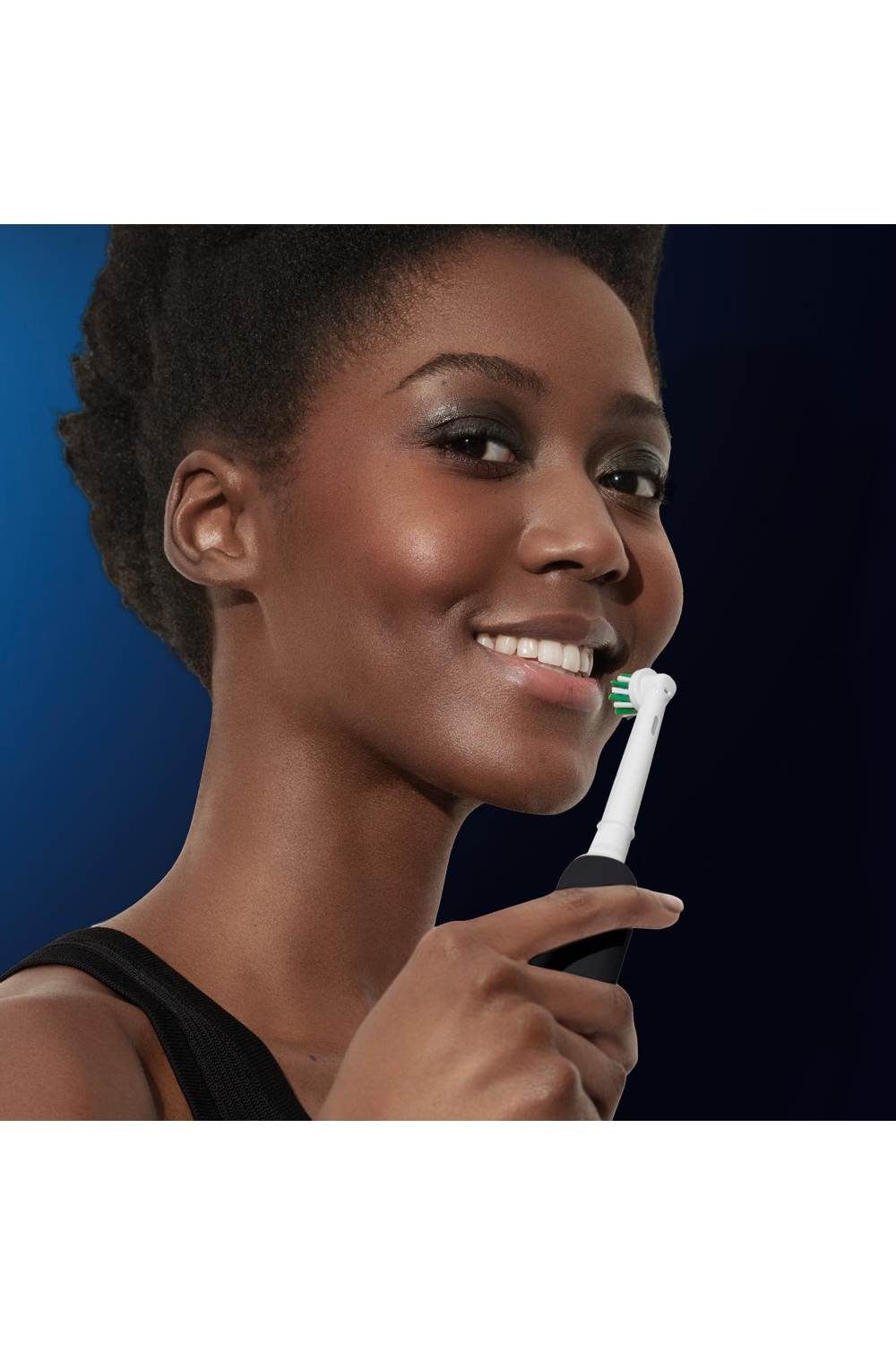 Oral B Pro 1 Cross-Action 'Electric Rechargeable Toothbrush' w/ 3 Modes,Black